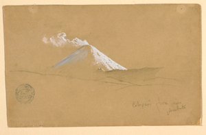 Cotopaxi z blízkosti Ambato, Ekvádor od Frederic Edwin Church