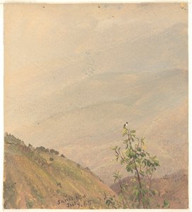 Vzdálené kopce, Jamajka od Frederic Edwin Church