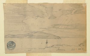 Kresba, Aurora, Mount Desert Island, září 1860 od Frederic Edwin Church