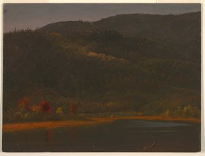 Kresba, Podzimní krajina, 1860-70 od Frederic Edwin Church