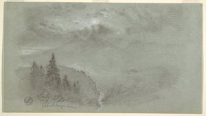 Kresba, Berchtesgaden, Bavorsko, 27. července 1868 od Frederic Edwin Church