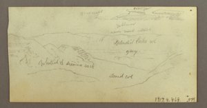 Kresba, studie velbloudů, 21.-22. února 1868 od Frederic Edwin Church