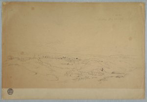 Kresba, Cartago, Kolumbie, 23. července 1853 od Frederic Edwin Church