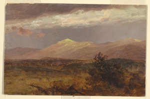 Kresba, Catskills při západu slunce, 1882 od Frederic Edwin Church
