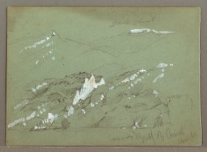Kresba, Kefalonie, Řecko, duben 1869 od Frederic Edwin Church