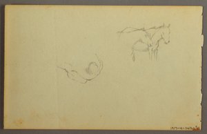 Kresba, Studie mraků, 1844 od Frederic Edwin Church