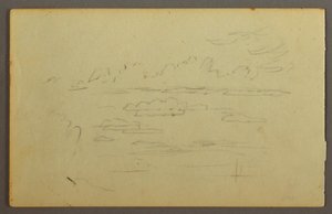 Kresba, Mraky, pravděpodobně 1844 od Frederic Edwin Church