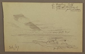 Kresba, Oblačná obloha, 1867 od Frederic Edwin Church