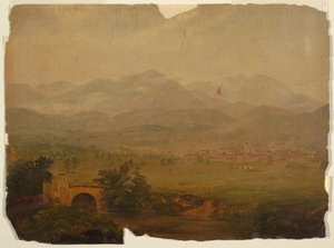 Kresba, Kolumbie nebo Ekvádor, 1853 od Frederic Edwin Church