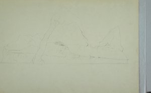 Kresba, plovoucí ledovec, červen nebo červenec 1859 od Frederic Edwin Church