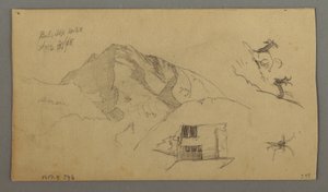 Kresba, Glacier, 21. srpna 1868 od Frederic Edwin Church