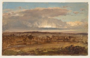 Kresba, Hudson Valley, duben 1867 od Frederic Edwin Church