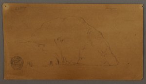 Kresba, Ledovec, Labrador, Newfoundland nebo Nové Skotsko, 1859 od Frederic Edwin Church