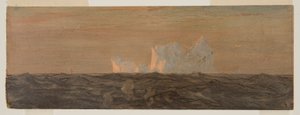 Kresba, Ledovce, červen nebo červenec 1859 od Frederic Edwin Church