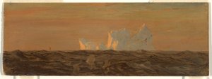 Kresba, Ledovce, červen nebo červenec 1859 od Frederic Edwin Church