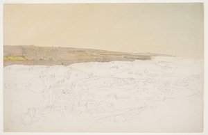 Kresba, Jeruzalém, celkový pohled, duben (), 1868 od Frederic Edwin Church