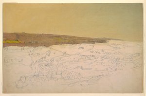 Kresba, Jeruzalém, celkový pohled, duben (), 1868 od Frederic Edwin Church