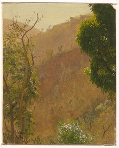 Kresba, Krajina, červenec 1865 od Frederic Edwin Church