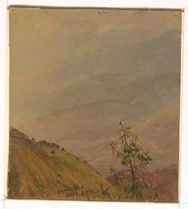 Kresba, Krajina, červenec 1865 od Frederic Edwin Church