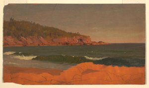 Kresba, pobřeží státu Maine, asi 1850 od Frederic Edwin Church