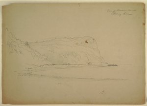 Kresba "Opičí jeskyně", 1851 od Frederic Edwin Church