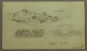 Kresba, Studie hor, 6. května 1868 od Frederic Edwin Church