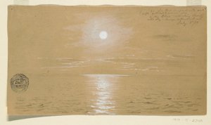 Kresba, Mořské krajiny, Newfoundland, 6. července 1859, 1859 od Frederic Edwin Church
