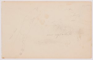 Kresba, Náčrtky mraků a mrtvé břízy, červenec 1844 od Frederic Edwin Church