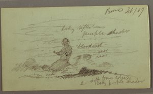 Kresba, Studie oblohy, únor 1869 od Frederic Edwin Church