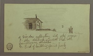 Kresba, Studie oblohy, 1. února 1869 od Frederic Edwin Church