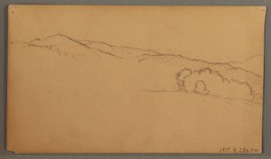 Kresba, Studie oblohy, pravděpodobně 1873 od Frederic Edwin Church