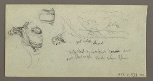 Kresba, Studie velbloudích nohou, pravděpodobně 1868 od Frederic Edwin Church