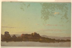Kresba, Letní krajina, 1870-80 od Frederic Edwin Church
