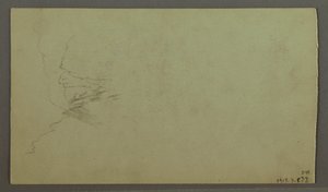Kresba, Vrchol vystupující nad mraky, Úzké údolí, pravděpodobně 1868 od Frederic Edwin Church