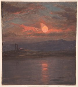Kresba, Sluneční vůz Fantazie, pravděpodobně 1868-69 od Frederic Edwin Church