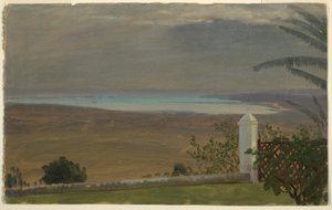 Kresba, Pohled na moře, 1865 od Frederic Edwin Church