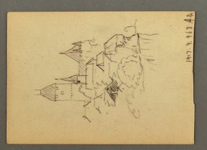 Kresba, Thunské jezero, Bern, Oberland, 20. srpna 1868 od Frederic Edwin Church