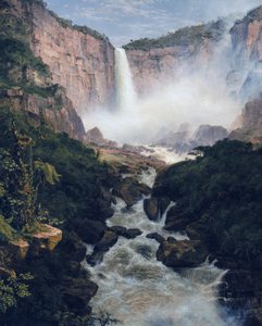 Frederic Edwin Church - Pád Tequendamy u Bogoty, Nová Granada od Frederic Edwin Church