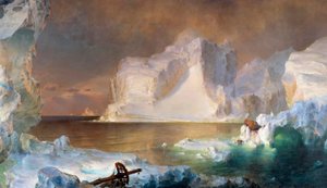 ledovce od Frederic Edwin Church