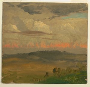 Krajina, Hudson Valley od Frederic Edwin Church