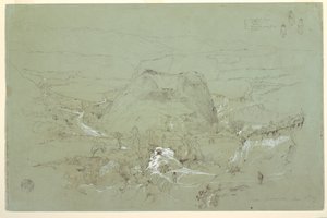 Krajina poblíž Guaranda, Ekvádor od Frederic Edwin Church