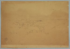 Krajina, poblíž Latacunga, Ekvádor od Frederic Edwin Church