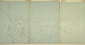 Krajina v El Yeman od Frederic Edwin Church