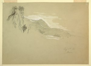 Krajina poblíž Huino, Mexiko od Frederic Edwin Church