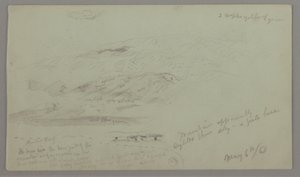 Krajiny poblíž Baalbek, Libanon od Frederic Edwin Church