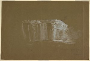Lower Falls, Genesee River, Rochester, New York od Frederic Edwin Church