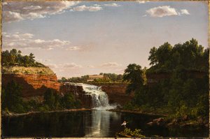 Dolní vodopády, Rochester od Frederic Edwin Church