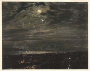 Měsíčné pobřeží (možná Maine) od Frederic Edwin Church