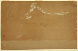 Mount Chimborazo, poblíž Guanojo a Guaranda, Ekvádor od Frederic Edwin Church