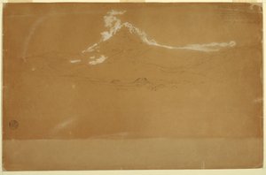 Mount Chimborazo, poblíž Guanojo a Guaranda, Ekvádor od Frederic Edwin Church